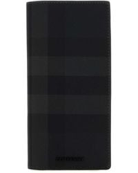 Burberry - Check Printed Folded Wallet - Lyst