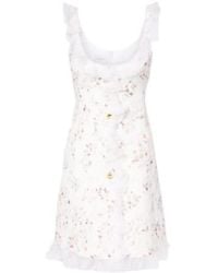 Giambattista Valli - Ruffled Jacquard Minidress - Lyst
