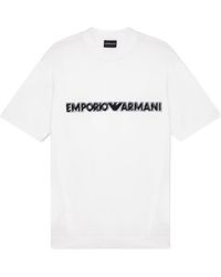 Emporio Armani - Crewneck Short-Sleeved T-Shirt - Lyst