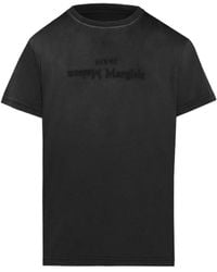Maison Margiela - Reverse Logo Detailed Crewneck T-Shirt - Lyst
