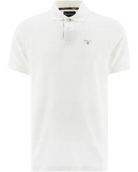 Barbour - Logo Embroidered Short-Sleeved Polo Shirt - Lyst