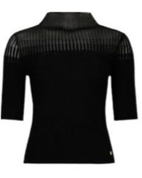 Liu Jo - Ribbed High-Neck Top - Lyst