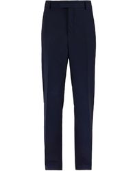 Ferragamo - Flat Front Trouser - Lyst
