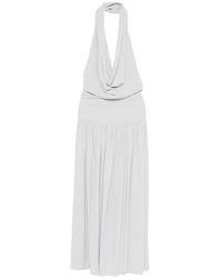 AYA MUSE - Spoe Pleated Midi Dress - Lyst