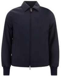 ZEGNA - Zipped Long-Sleeved Jacket - Lyst