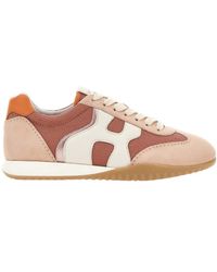 Hogan - Olympia-Z Leather Trainers - Lyst
