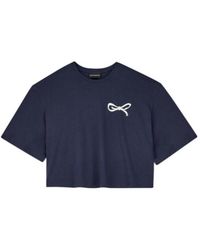 Emporio Armani - Bow-Detail T-Shirt - Lyst