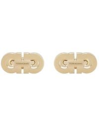 Ferragamo - Double Gancini Cufflinks - Lyst