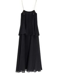Chloé - Chloé Sleeveless Layered Long Dress - Lyst