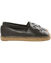 Tory Burch - Eleanor Leather Ballet Flats - Lyst