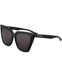 Balenciaga - Logo Detail Sunglasses - Lyst
