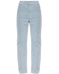 Zadig & Voltaire - Evy Corduroy Straight-Leg Pants - Lyst