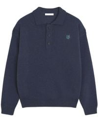 Maison Kitsuné - Maison Kitsuné Bold Fox Head Patch Comfort Polo Shirt - Lyst