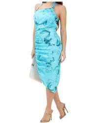 Versace Jeans Couture - Couture Baroque One-Shoulder Dress - Lyst
