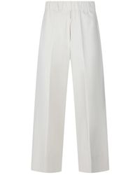 Antonelli - Elastic-Waist Wide-Leg Pants - Lyst