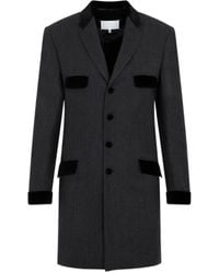 Maison Margiela - Single Breasted Long Sleeved Coat - Lyst