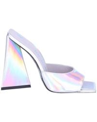 The Attico - The Devon Square Toe Slip-On Mules - Lyst