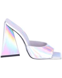 The Attico - The Devon Square Toe Slip-On Mules - Lyst