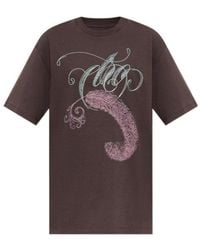 Etro - Embroidered Graphic T-Shirt - Lyst