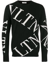 Valentino - Logo Printed Sweater - Lyst