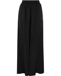 Fabiana Filippi - Twill Wide-Leg Casual Pants - Lyst