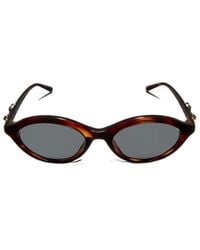 Gucci - Oval-Frame Sunglasses - Lyst