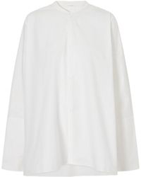 Ruohan - Asymmetrical Cotton-Poplin Shirt - Lyst