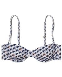 Tory Burch - Printed Underwire Bikini Top - Lyst