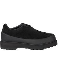 Stone Island - Round Toe Lace-Up Sneakers - Lyst