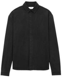 Saint Laurent - Cassandre-Embroidered Relaxed-Fit Shirt - Lyst