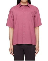 Homme Plissé Issey Miyake - Pl Ramie Shirt - Lyst