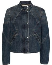Isabel Marant - Chady Padded Denim Jacket - Lyst