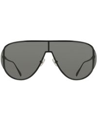 Ferragamo - Geometric Frame Sunglasses - Lyst