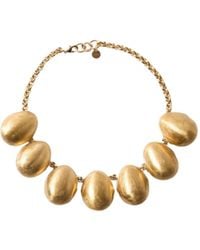 Jacquemus - Oval Shape Raisin Detailed Necklace - Lyst