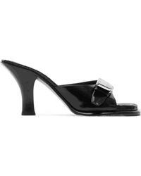 Burberry - Bay Equestrian Knight Motif Mules - Lyst