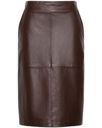 Max Mara - Studio Panelled Midi Skirt - Lyst