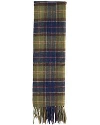 Barbour - Tartan Lambswool Scarf - Lyst