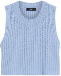 Weekend by Maxmara - Rib Knitted Wool Sweater - Lyst