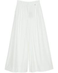 Twinset - Pleated Wide-Leg Casual Pants - Lyst