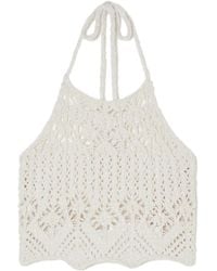 Alanui - Lagoon Romance Cotton Top - Lyst