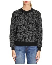 Moschino - Crew Neck Knit Sweater - Lyst