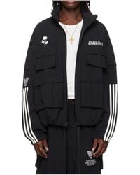 Willy Chavarria - X Adidas Originals Collaboration Stand Collar Casual Jacket - Lyst