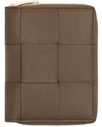 Bottega Veneta - Small Cassette Compact Zip Around Wallet - Lyst