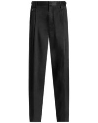 Dolce & Gabbana - Pleated Gabardine Trousers - Lyst