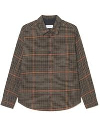 Les Deux - Kody Houndstooth Overshirt - Lyst