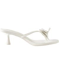 Cult Gaia - Addison Embellished Leather Thong Sandals - Lyst