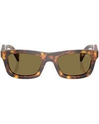 Prada - Eyewear Rectangle Frame Sunglasses - Lyst
