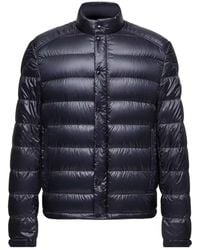 Moncler - Shiny Button-Up Padded Jacket - Lyst