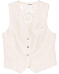 Peserico - Buttoned Waistcoat - Lyst