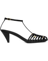 Celine - Cage Heeled Sandal - Lyst